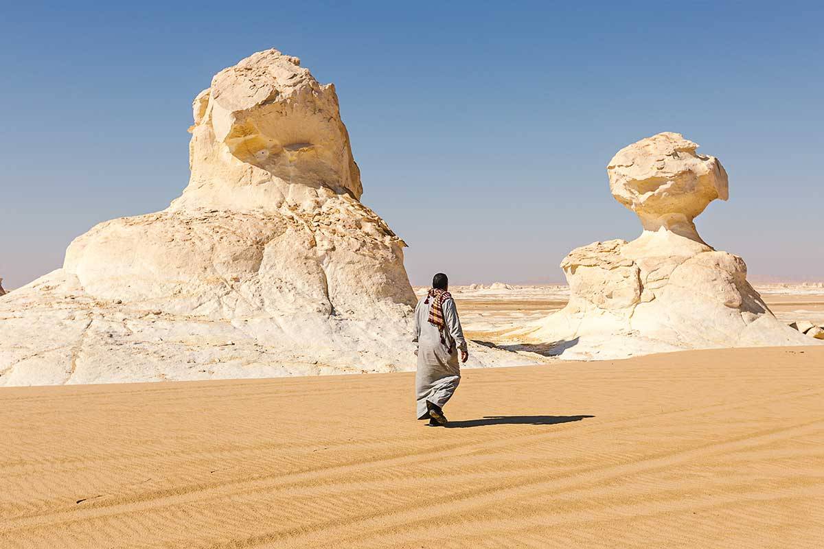 Explore Egypt Safari Tours with 3 Days White Desert, Farafra Oasis, Bahariya Tour