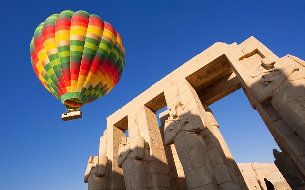 Giro in mongolfiera a Luxor in Egitto