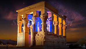 Spettacolo suoni e luci al tempio di File